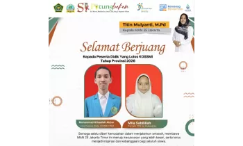 Selamat Berjuang di Tingkat Provinsi Kontingen KOSSMI MAN 25 Jakarta Timur 